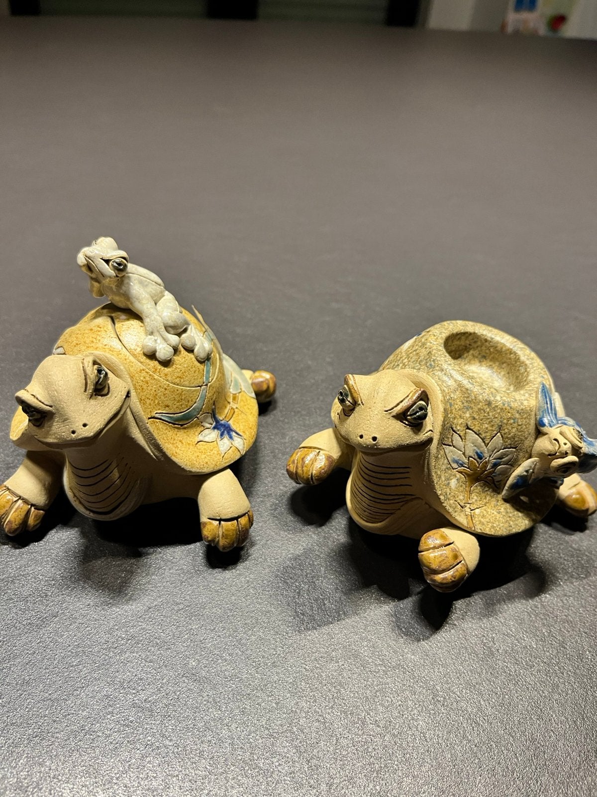 Schildpadden aziatische keramiek, Ophalen of Verzenden, Zo goed als nieuw