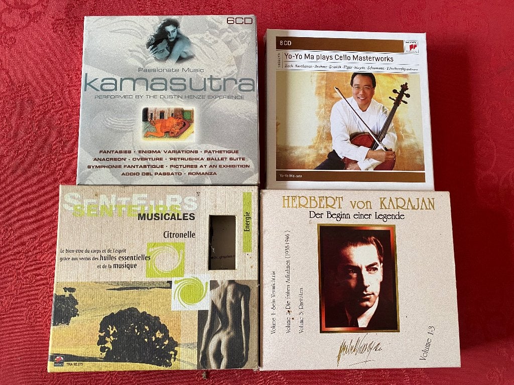 4 coffrets CD différents, Enlèvement ou Envoi, Utilisé
