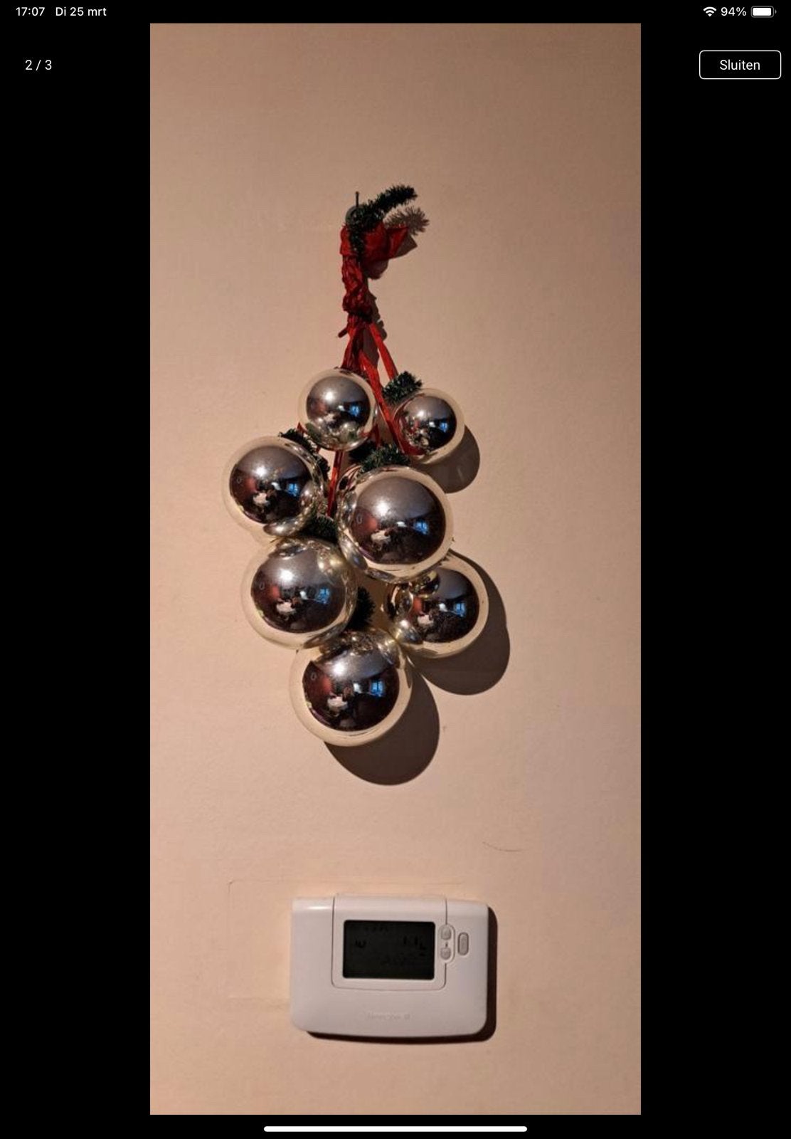 Antieke Kerstdecoratie prima staat, Ophalen, Zo goed als nieuw