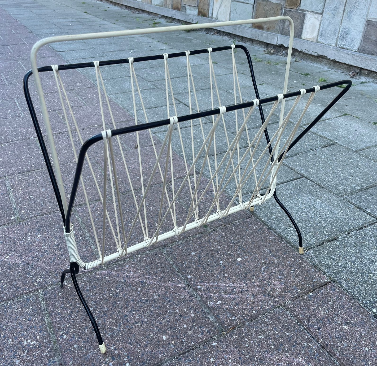 Vintage magazine houder retro design expo 58 style, Ophalen of Verzenden