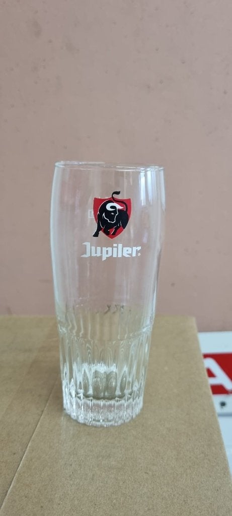 TE KOOP JUPILER BIERGLAZEN, Ophalen, Zo goed als nieuw, Bierglas