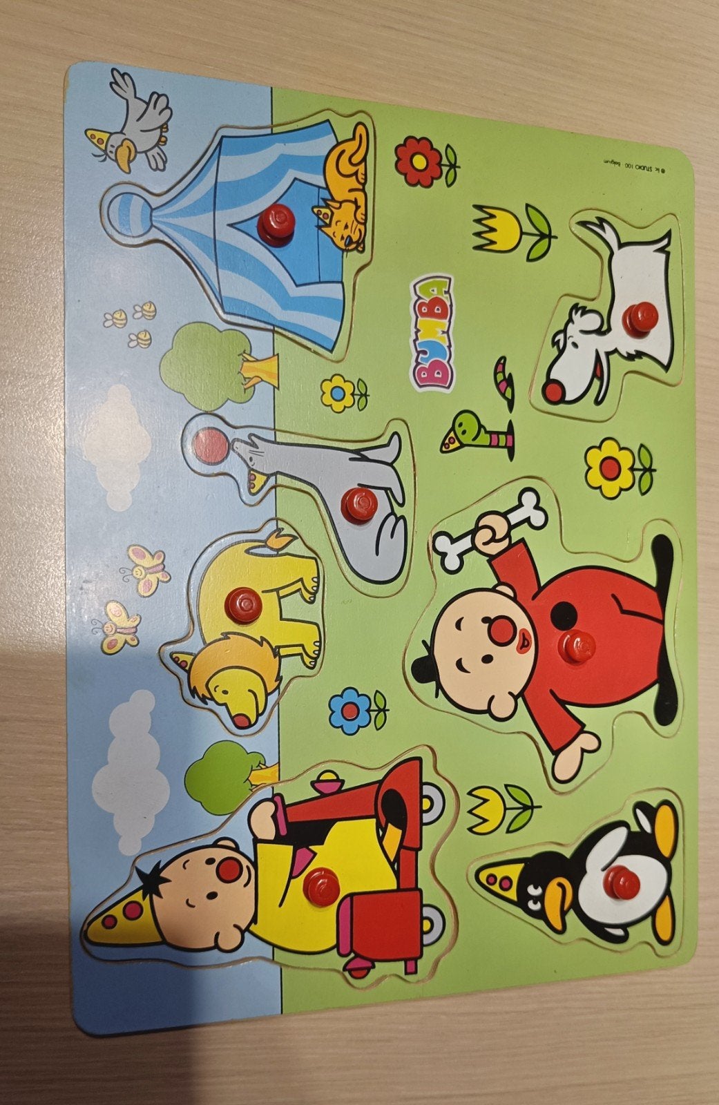 Bumba houten puzzel, Kinderen en Baby's, Speelgoed | Kinderpuzzels, Ophalen of Verzenden