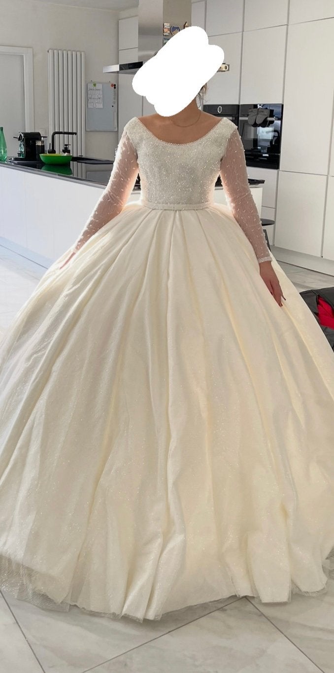 Nieuw trouwkleed maat 38/40, Enlèvement, Comme neuf