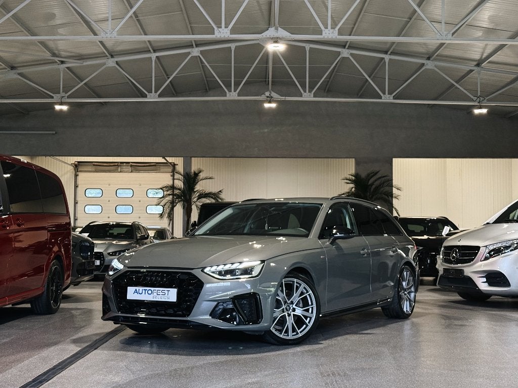 Audi A4 Avant S-Line Chronos Grijs - Garantie, 1984 cc, A4, Leder, 5 deurs