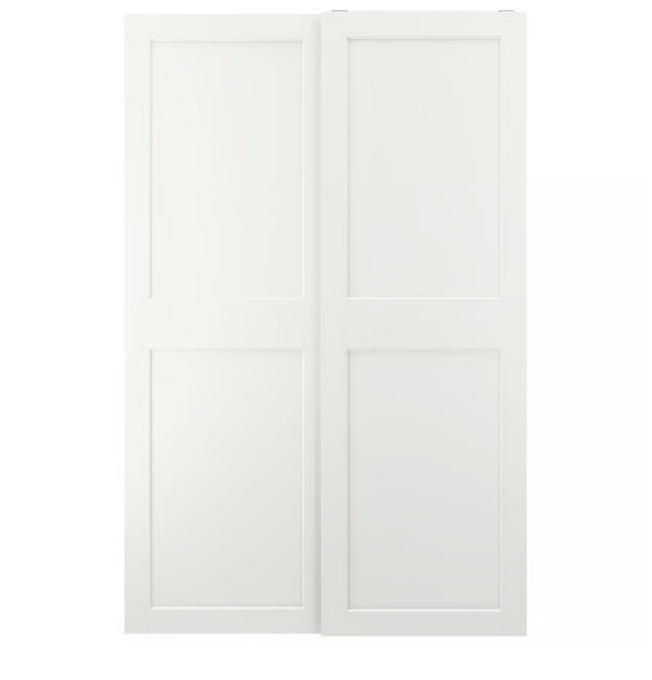 GRIMO jeu  2 ptes coul blanc 150 *236 cm  . deux portes, Ophalen of Verzenden, Zo goed als nieuw