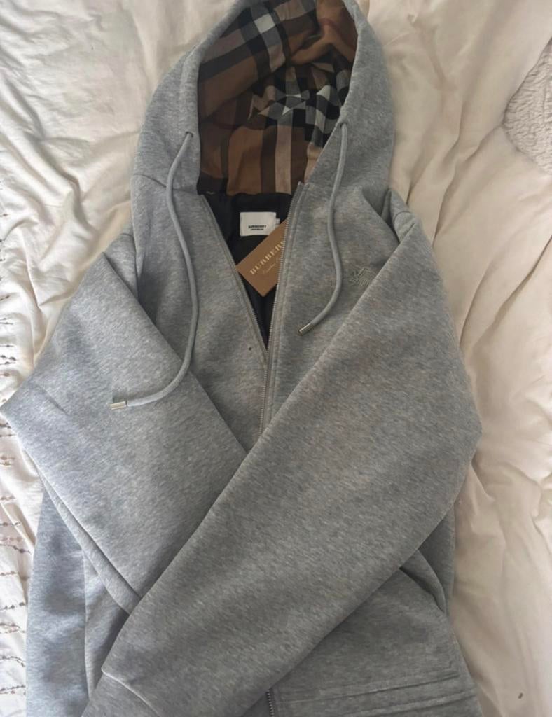 Burberry met ritssluiting, Ophalen of Verzenden, Nieuw, Maat 52/54 (L), Grijs