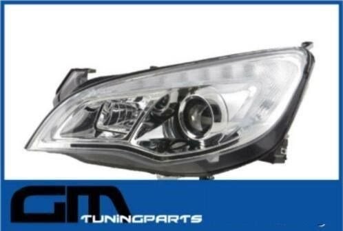 Led dagrij koplampen opel astra J chrome uitvoering, Neuf, -, Opel, -