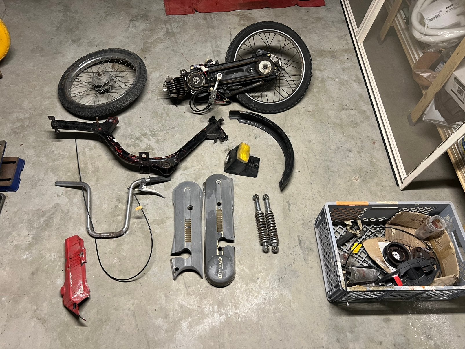 Honda camino lot onderdelen, Motoren, Ophalen, Gebruikt