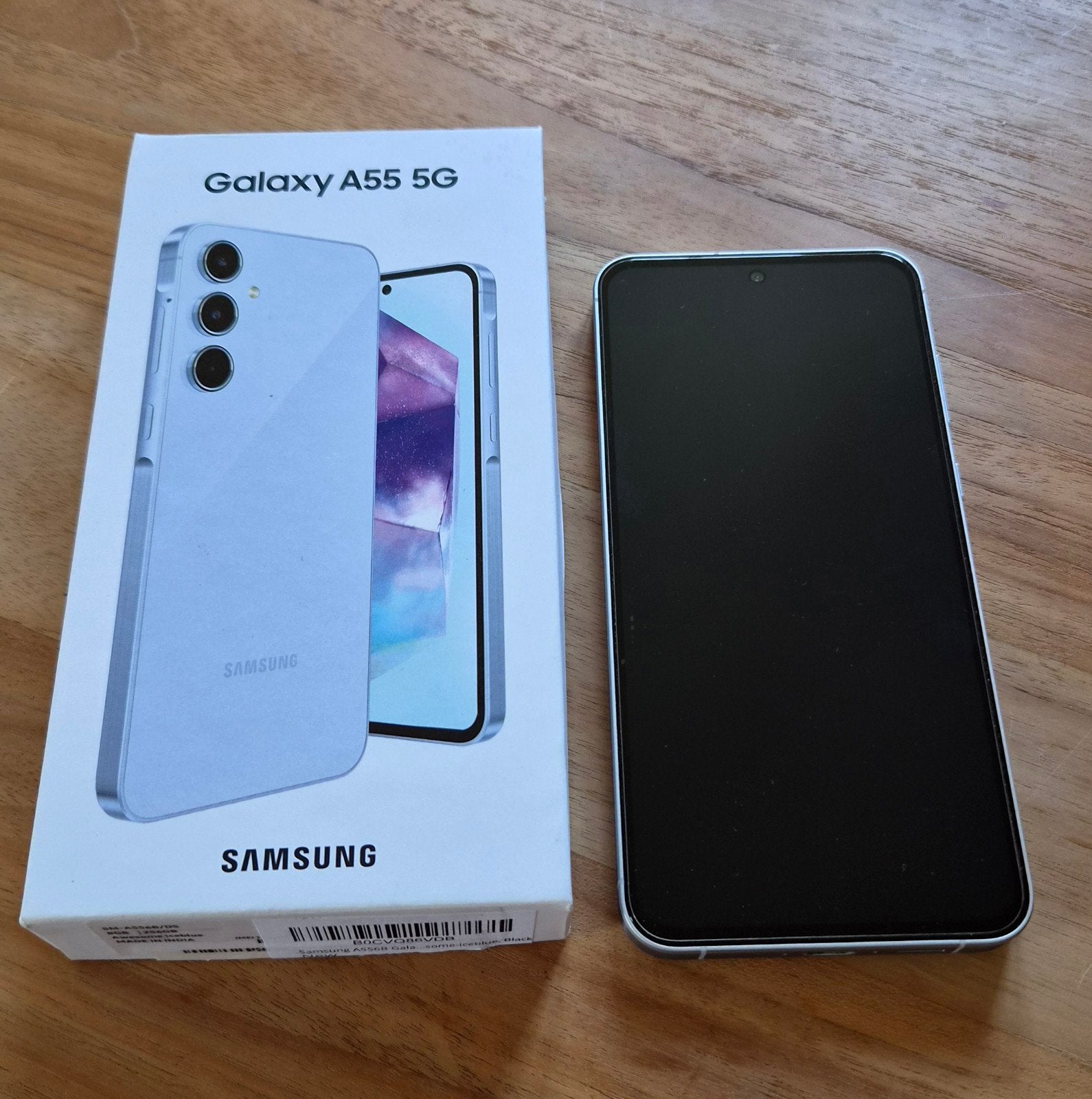 Samsung Galaxy A55 5G 256GB Blanc, Comme neuf, Enlèvement, Sans simlock, Blanc