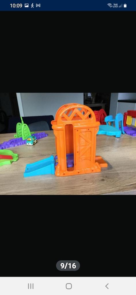 Vtech  autobaan in perfecte staat, Ophalen, Onderdelen