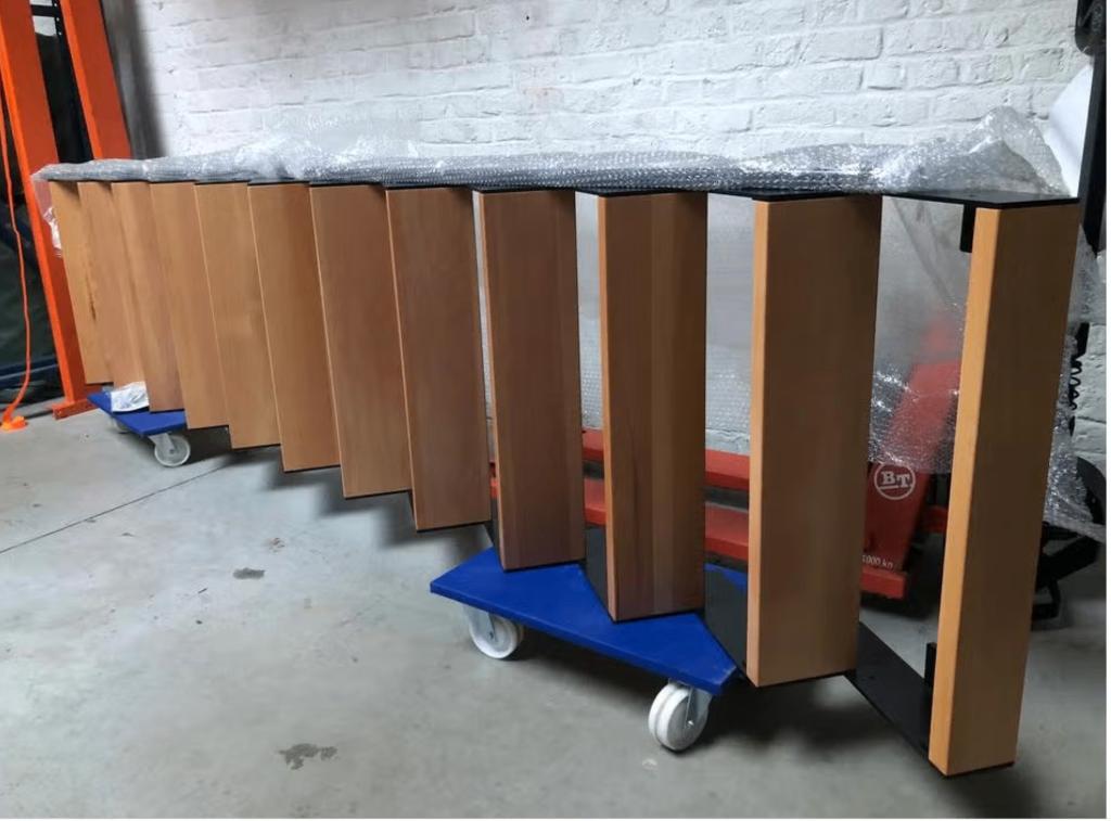 Steel look Trap plaatsbesparend, Doe-het-zelf en Bouw, Ladders en Trappen, Gebruikt, Trap, Ophalen