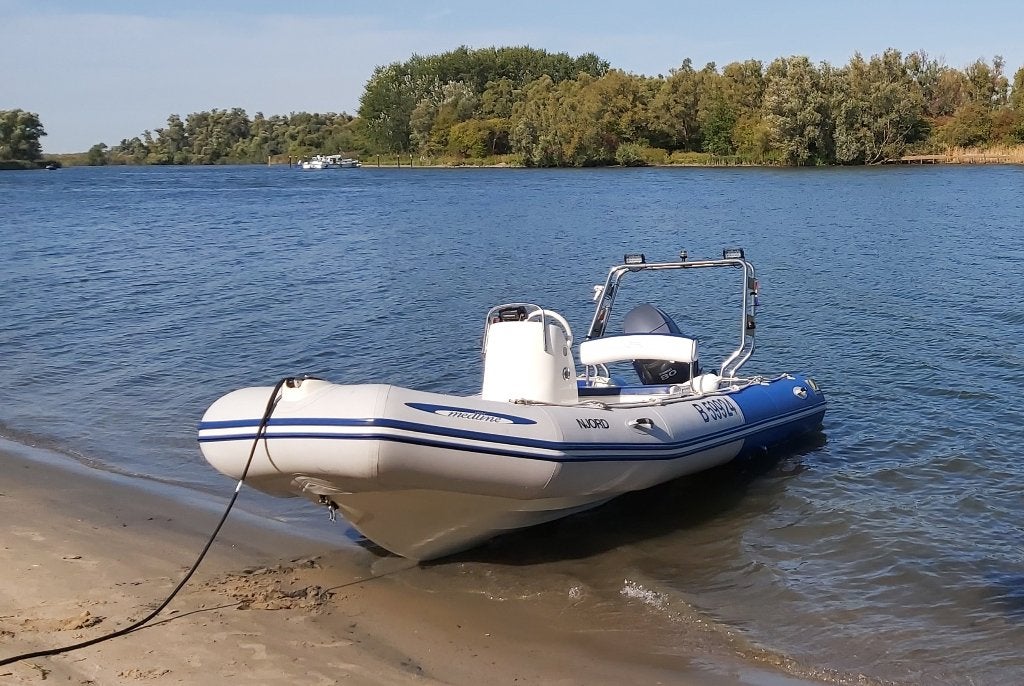 Zodiac Medline Sundream 5.0, Watersport en Boten, Rubberboten, Gebruikt, Zodiac, 80 pk, Ophalen