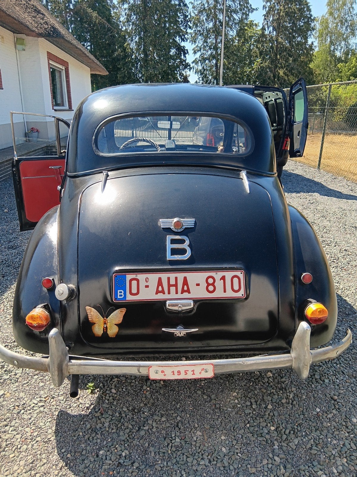 morris minor bj 15.07.51 zwarte, foto 10