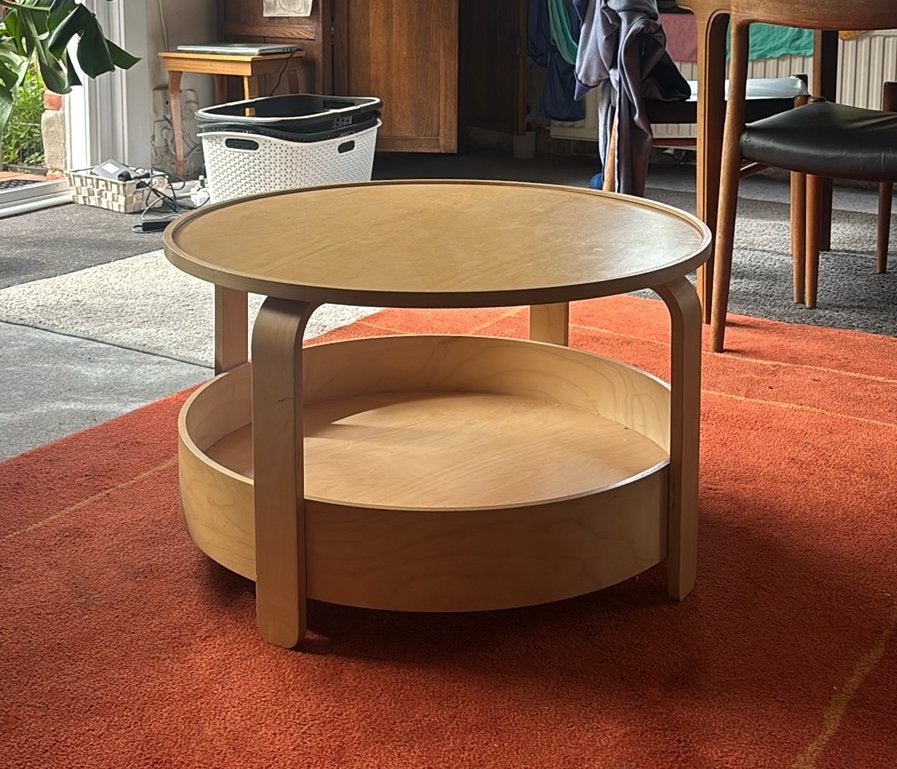 Ronde salontafel Ikea Borgeby, Huis en Inrichting, Ophalen, Overige materialen, Gebruikt, Rond