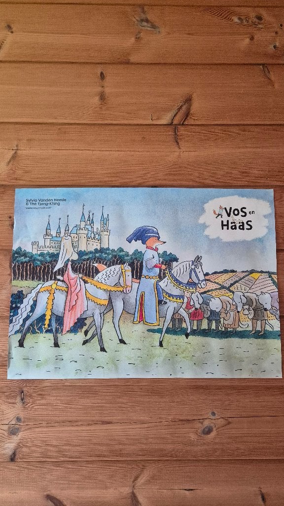 Vos en Haas posters, Ophalen of Verzenden, Zo goed als nieuw