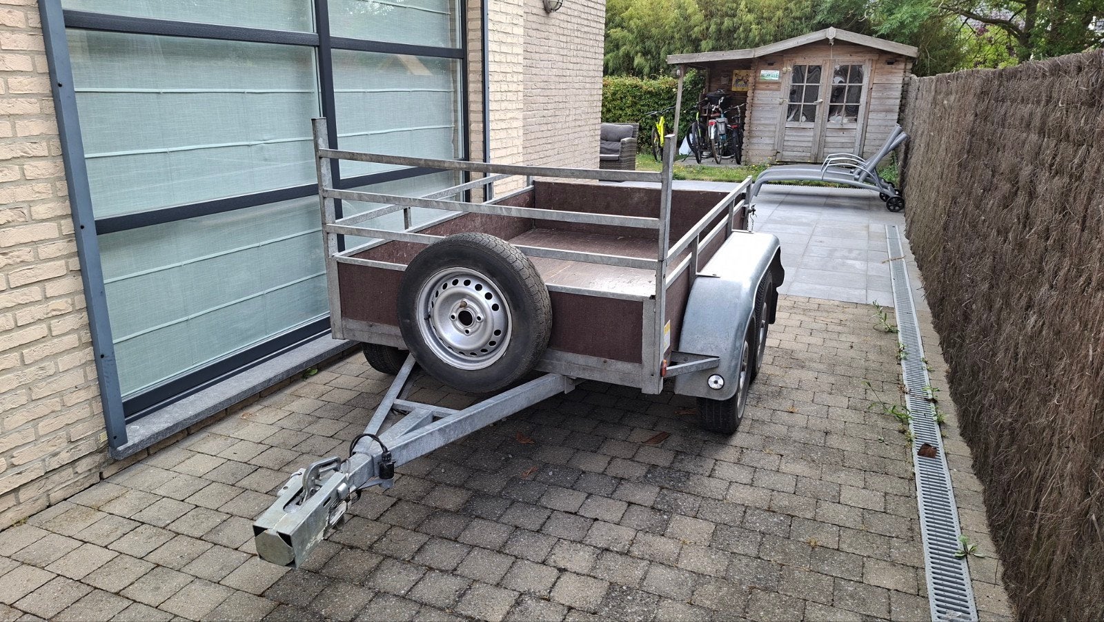 dubbelas aanhangwagen 2.00 x1.25, Enlèvement