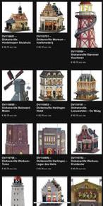 Dickensville huisjes verzameling kerst Elfstedentocht, Collections, Statues & Figurines, Neuf, Autres types, Enlèvement ou Envoi