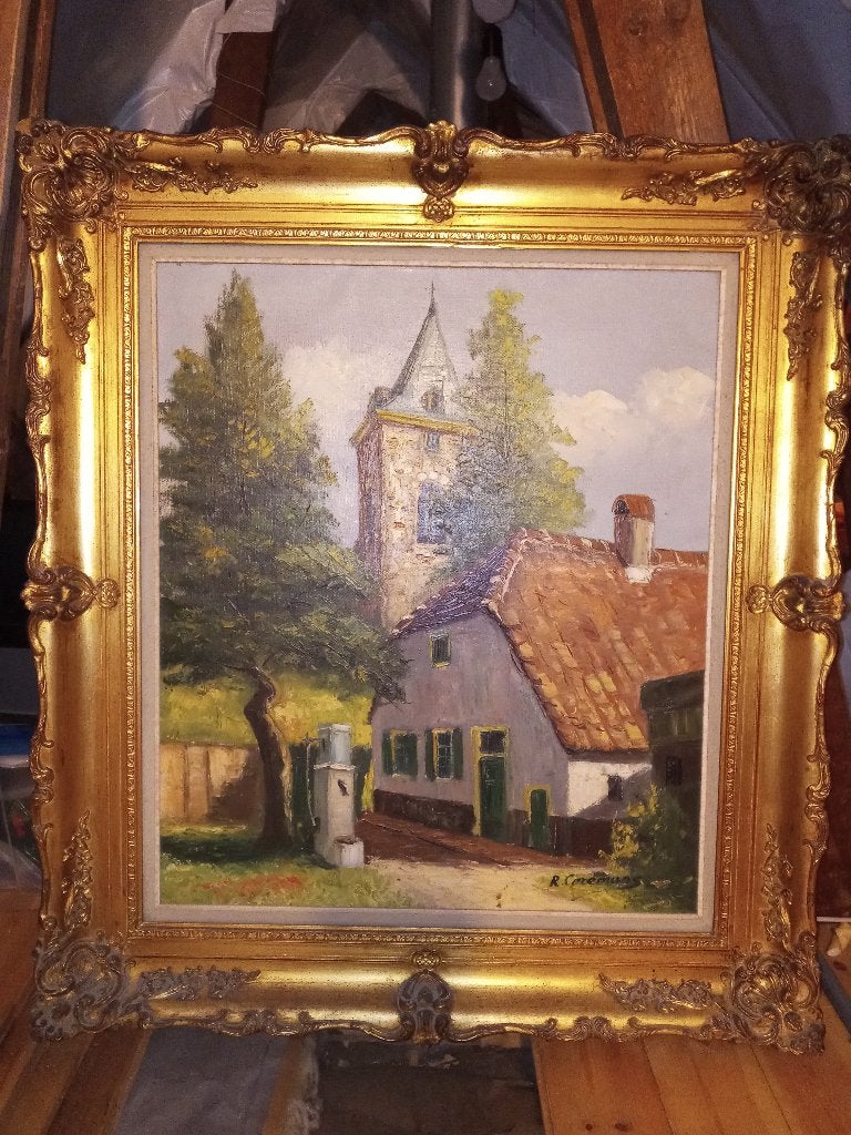 tableau 83x94  75 euro, Antiquités & Art, Enlèvement