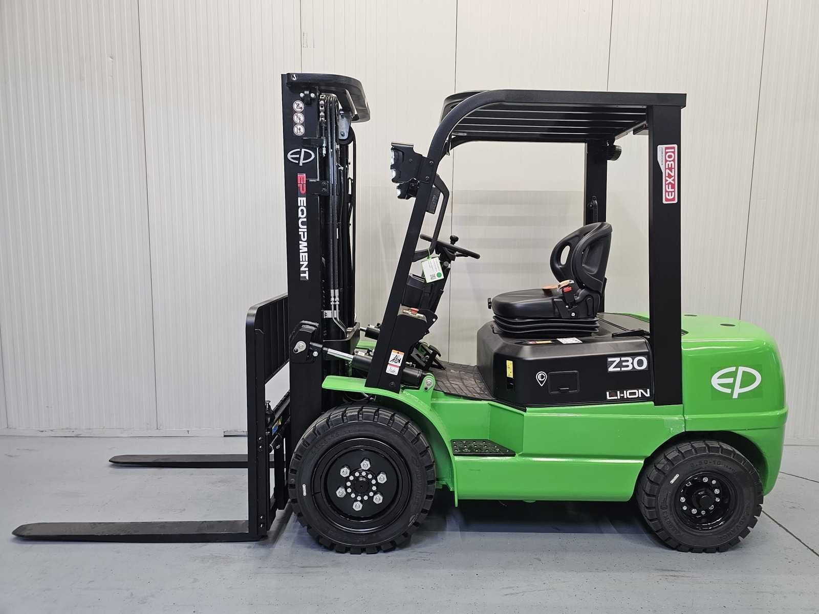 EP EFXZ-301 - 4,8M - Triplex - Freelift - Sideshift, 3000 tot 4000 kg, Elektrisch, Heftruck, EP