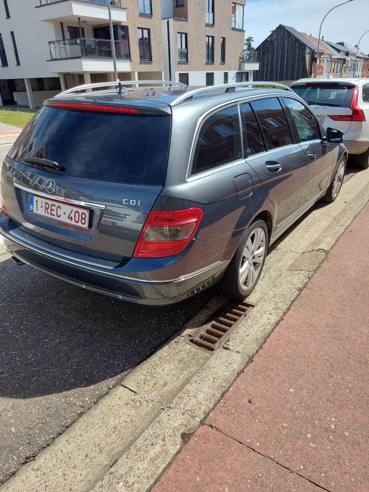 Mercedes c220  break 2010, Auto's, Mercedes-Benz, Euro 5, Zwart, 4 cilinders, Blauw