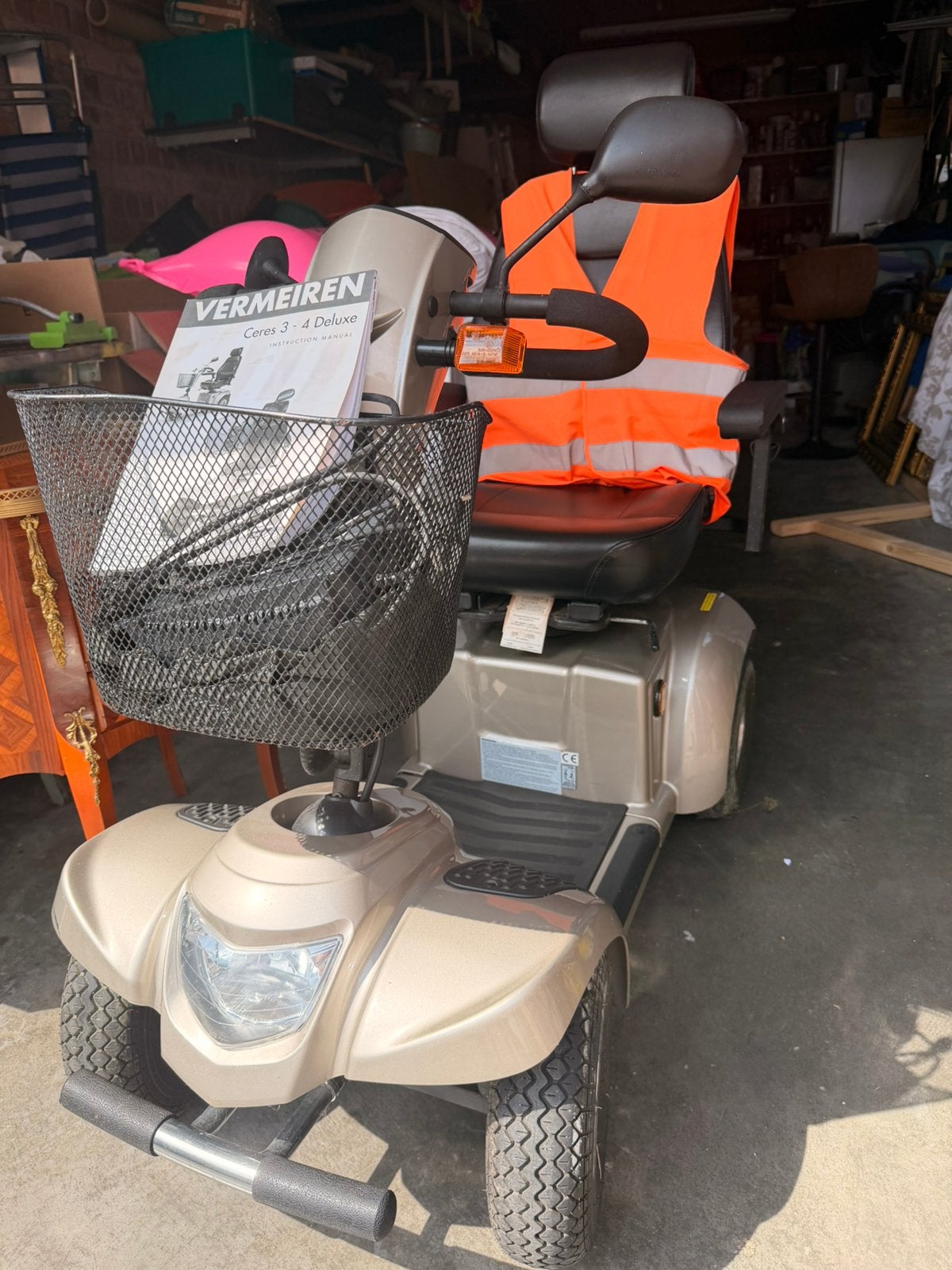Vermeiren Ceres 3-4 Deluxe scooter, Diversen, Brommobielen en Scootmobielen, Ophalen, Zo goed als nieuw, Vermeiren