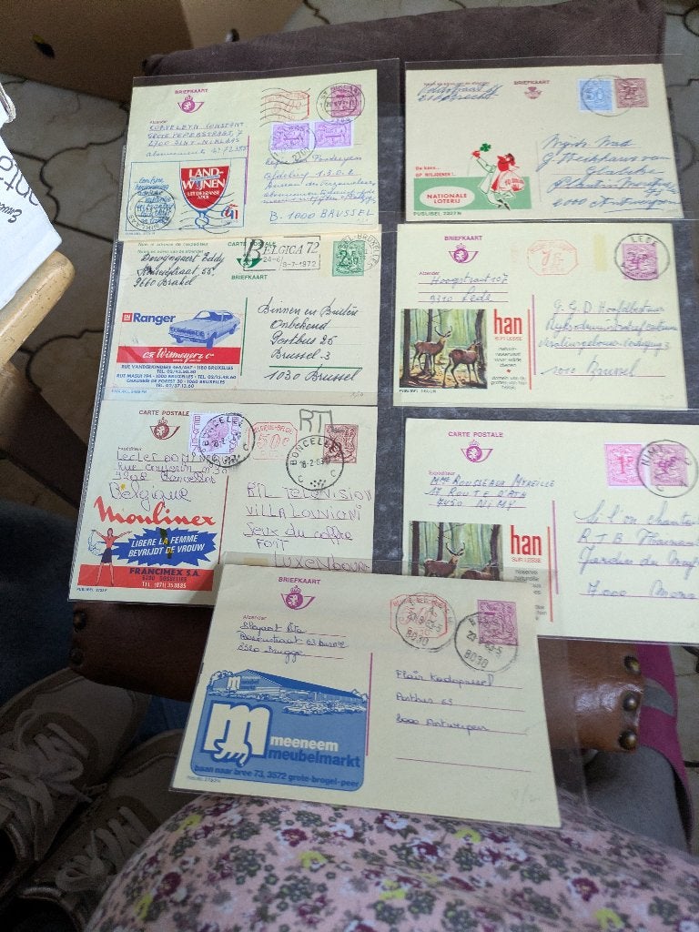 Gele briefkaarten, Verzamelen, Ophalen of Verzenden, Gelopen