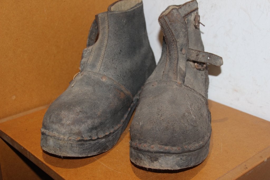 WW2 Chaussures homme semelles bois (resistance, occupation), Envoi, Armée de terre, Vêtements ou Chaussures