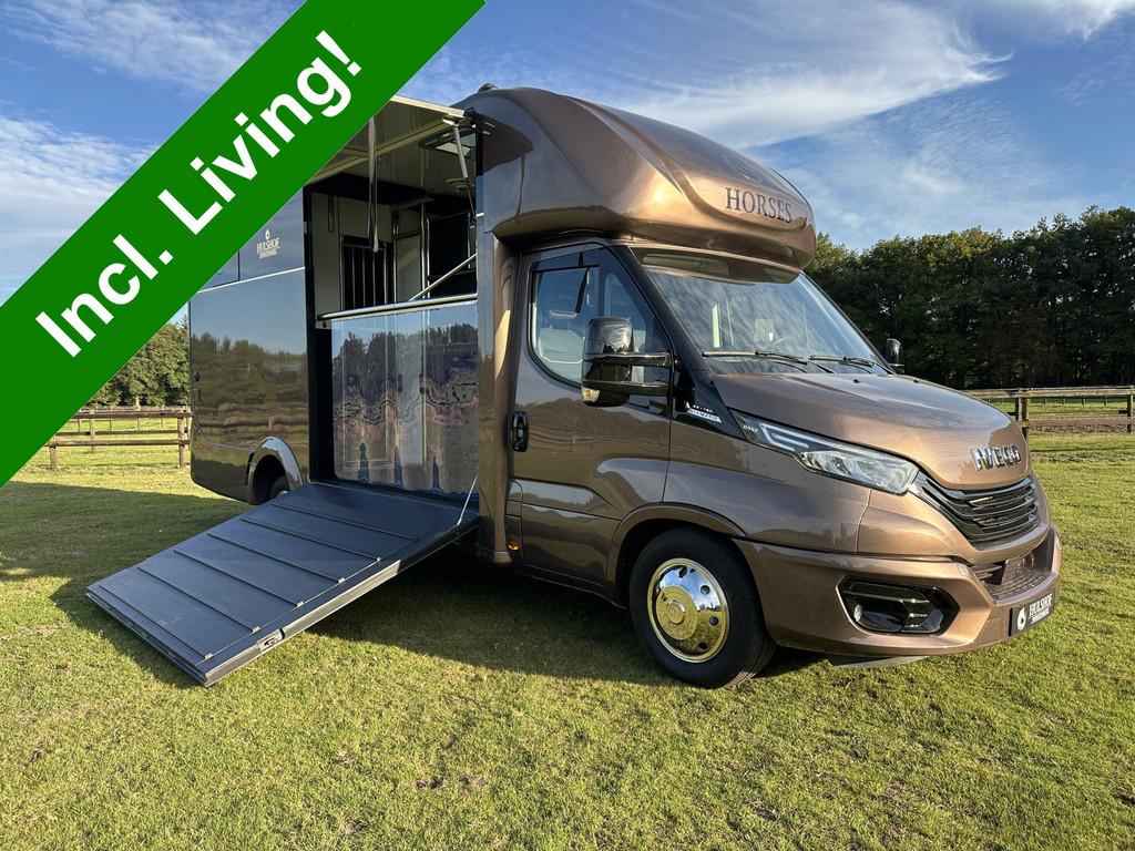 Iveco Daily 2-paards paardenvrachtwagen LIVING 3.0l 180PK Au, Gebruikt, Info@hulshof-trading.nl, Overige typen, Hulshof-Trading
