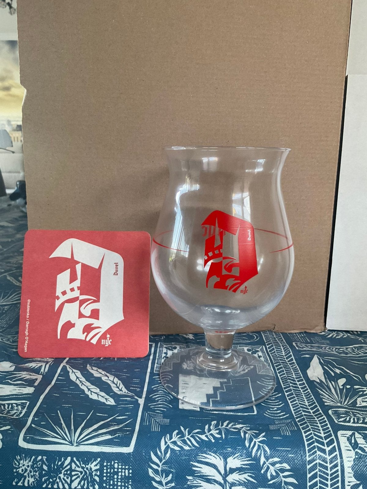 Duvel new york rood, Verzamelen, Ophalen, Nieuw