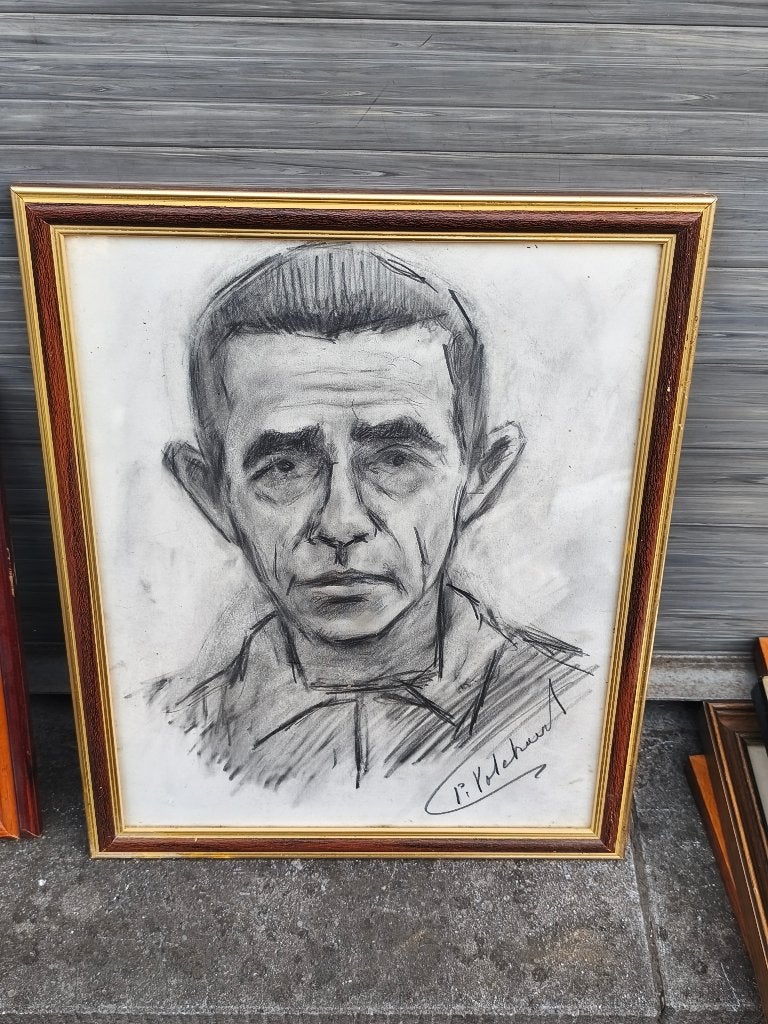 Dessin signe Piet volckaert, Antiquités & Art, Enlèvement ou Envoi
