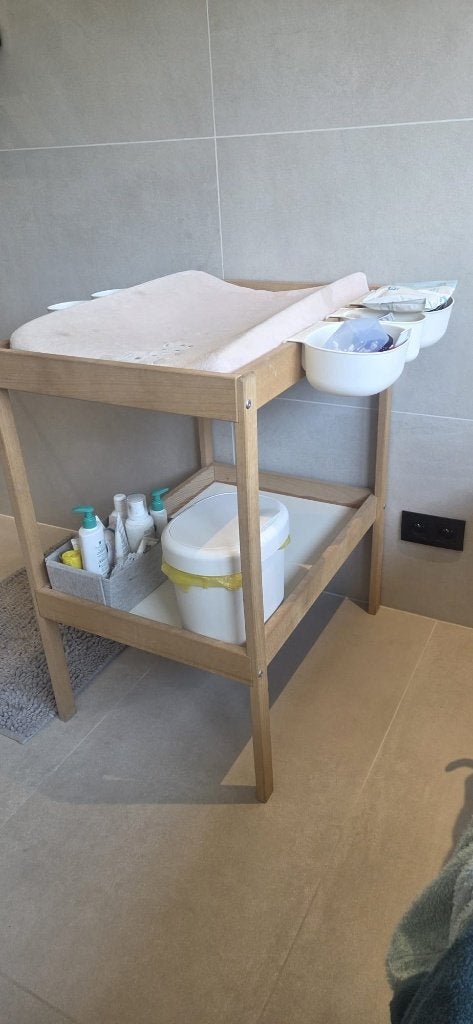 Verzorgingstafel met toebehoren, Kinderen en Baby's, Badjes en Verzorging, Ophalen, Gebruikt, Overige typen, Overige merken