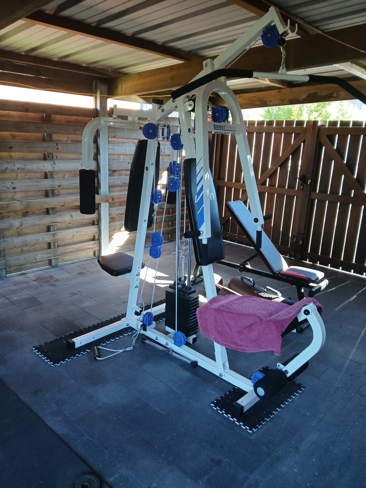 Argon power tower, Sports & Fitness, Enlèvement, Comme neuf