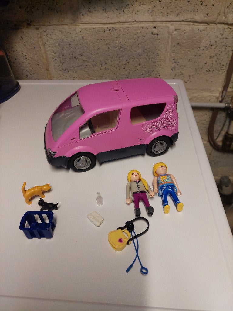 Playmobil 9054 Roze boodschappenauto, Ophalen of Verzenden