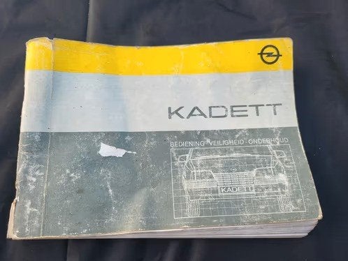 Opel Kadett-E Handleiding Instructieboek Nederlands, Ophalen