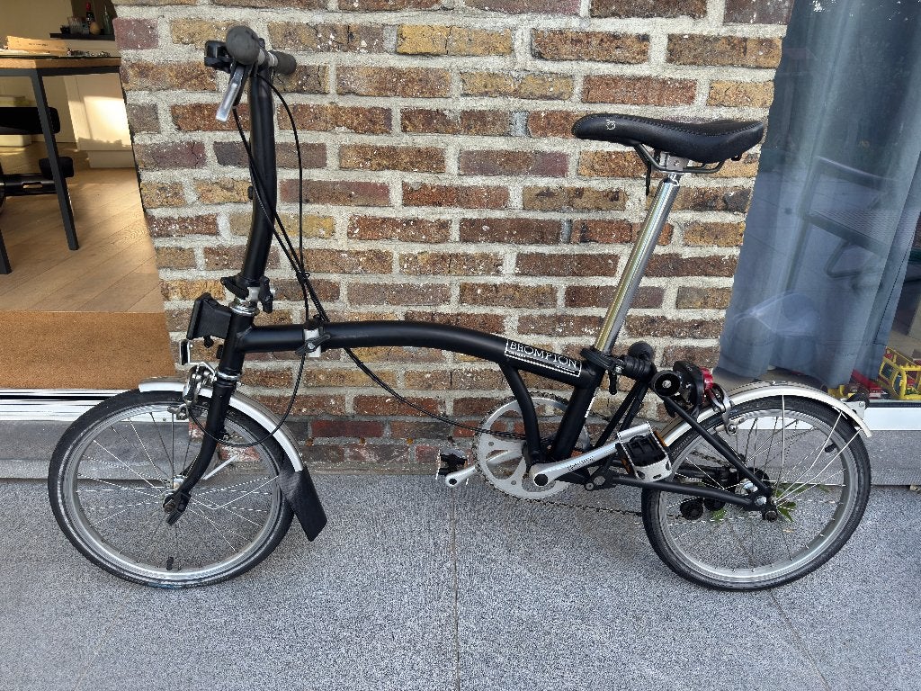 Brompton vouwfiets, 3 versnellingen, zeer nette staat, Fietsen en Brommers, Ophalen, Gebruikt, Brompton, Velgrem