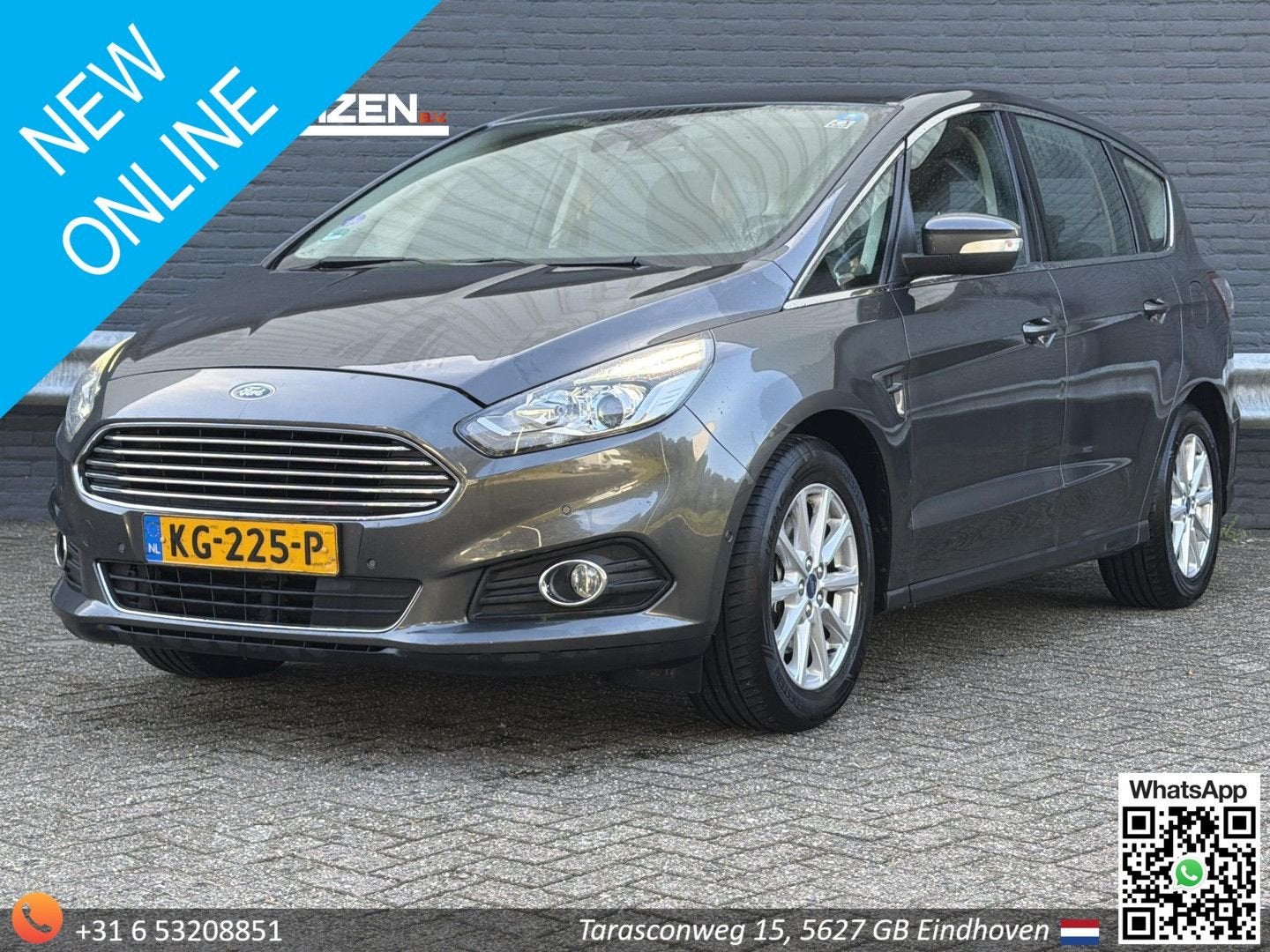 Ford S-Max 1.5 Titanium | Cruise | Climate | Navi | Stoelver, Argent ou Gris, Entreprise, 149 g/km, Boîte manuelle