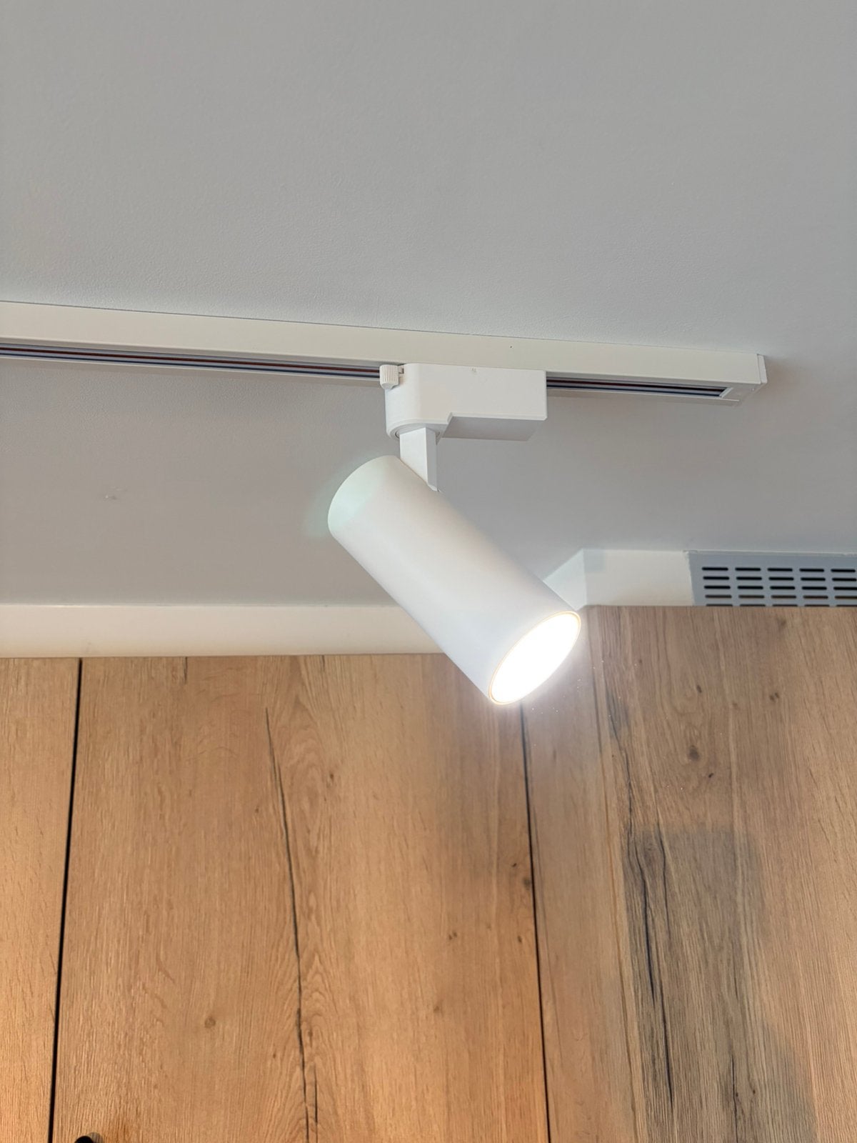 Railverlichting spots plug & play 2fase, Ophalen, Metaal of Aluminium, Nieuw, Led