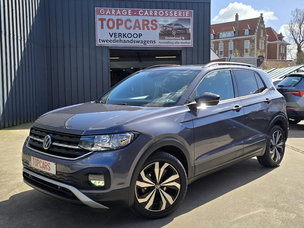 ✔VW T-Cross 1.0TSI Style 2023 Euro6❕ 37 000 km ❗, Argent ou Gris, Euro 6, Entreprise, Noir