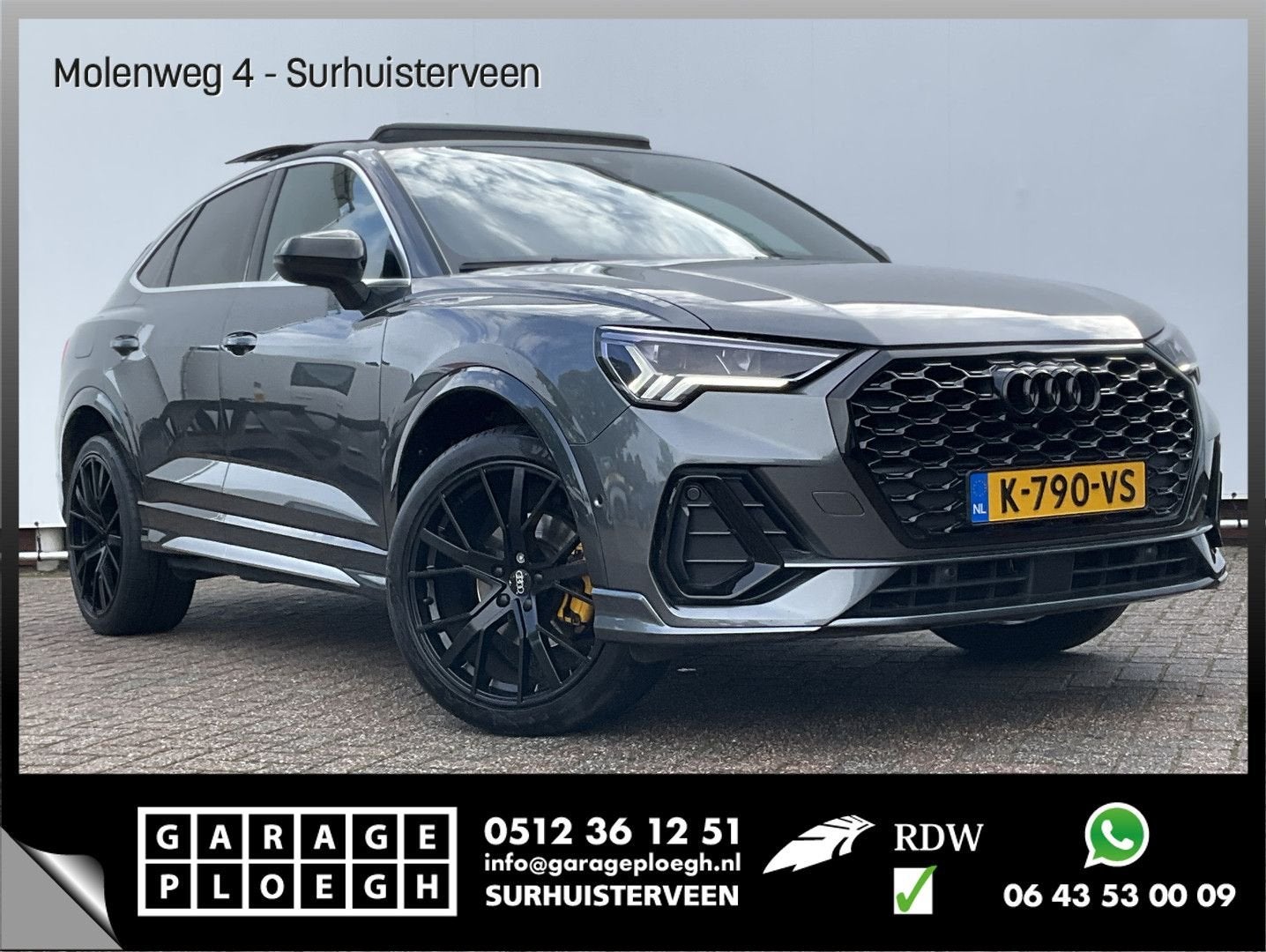 Audi Q3 Sportback 1.5 TFSI Pro Line S Line Pano.dak B&O Led, Auto's, Automaat, Bedrijf, Hybride Elektrisch/Benzine, SUV of Terreinwagen