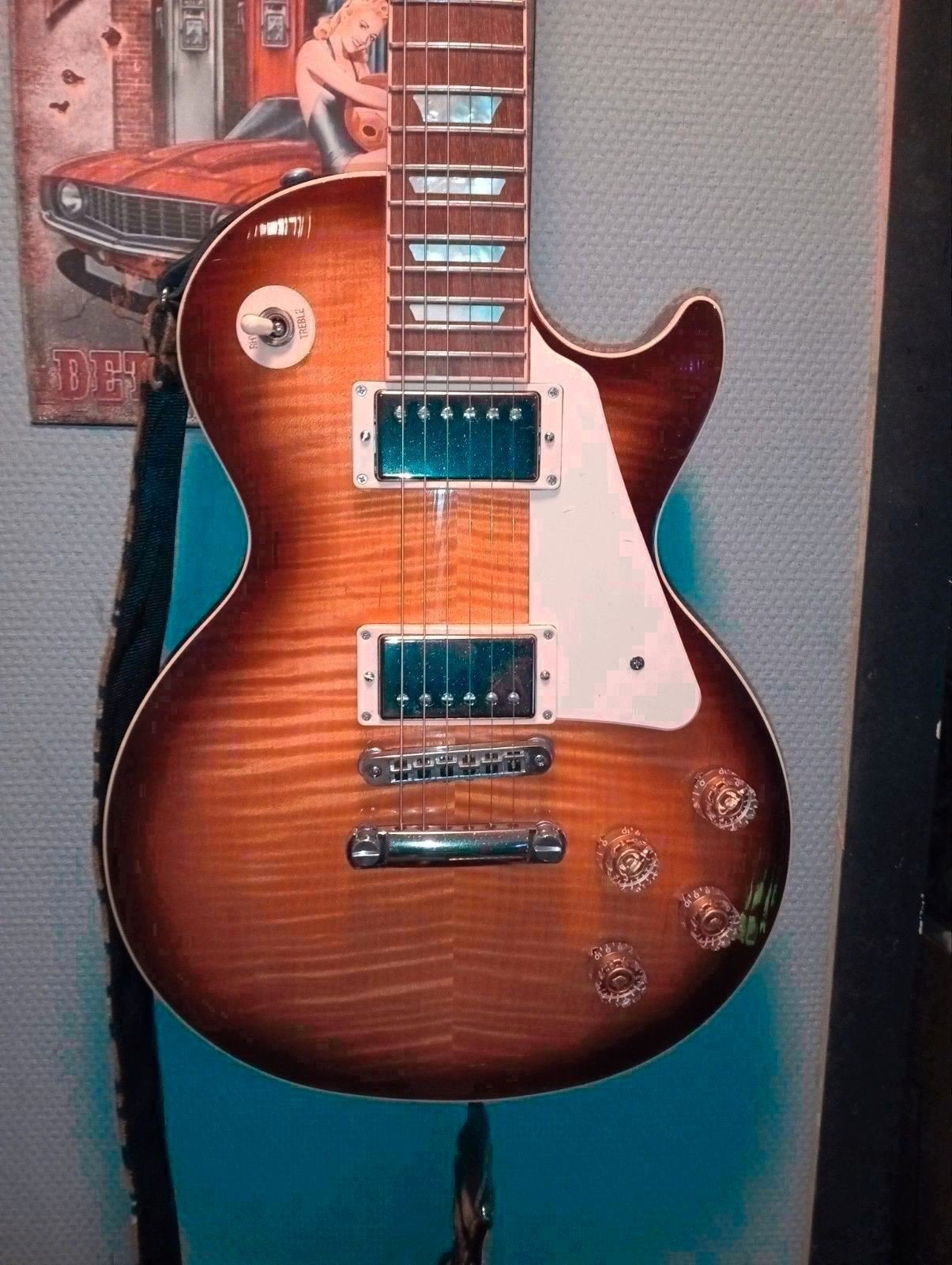 Gibson Les Paul Traditional desert burst gitaar, Ophalen of Verzenden, Gebruikt, Hollow body, Gibson