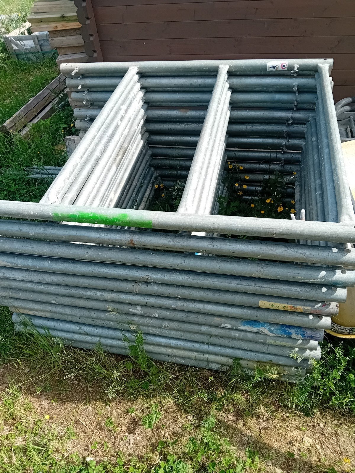 echafaudage, Doe-het-zelf en Bouw, Ophalen, Gebruikt, Gevelsteiger