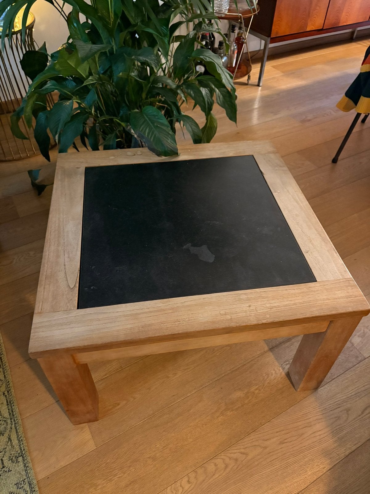 Table basse de style colonial, Maison & Meubles, 50 à 100 cm, Carré, Enlèvement, Utilisé