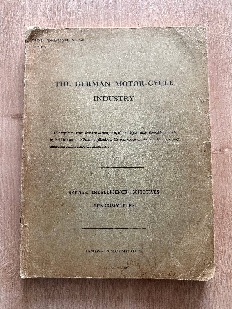 Rare The German Motor Cycle Industry WW2, Verzamelen, Militaria | Tweede Wereldoorlog, Ophalen of Verzenden