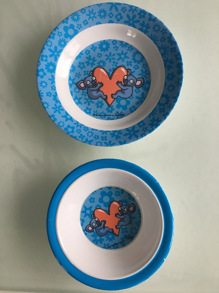 2 Plastic bordjes, Enlèvement ou Envoi, Comme neuf, Autres types