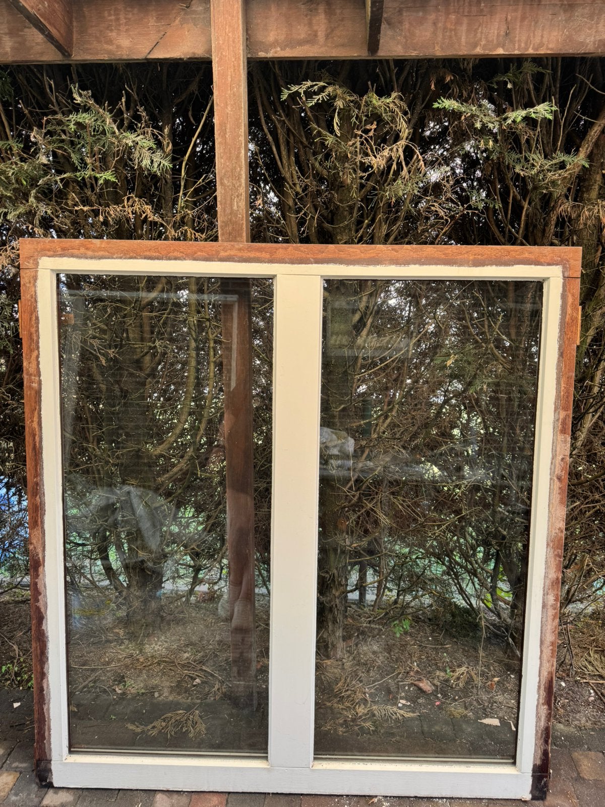 Houten raam, 75 à 150 cm, 75 à 150 cm, Enlèvement, Utilisé