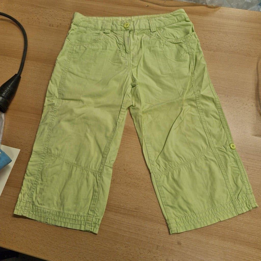 Bermuda 3/4 pour fille C&A - jaune/vert (lime) - taille 158, Pantalon, C&A, Utilisé, Fille