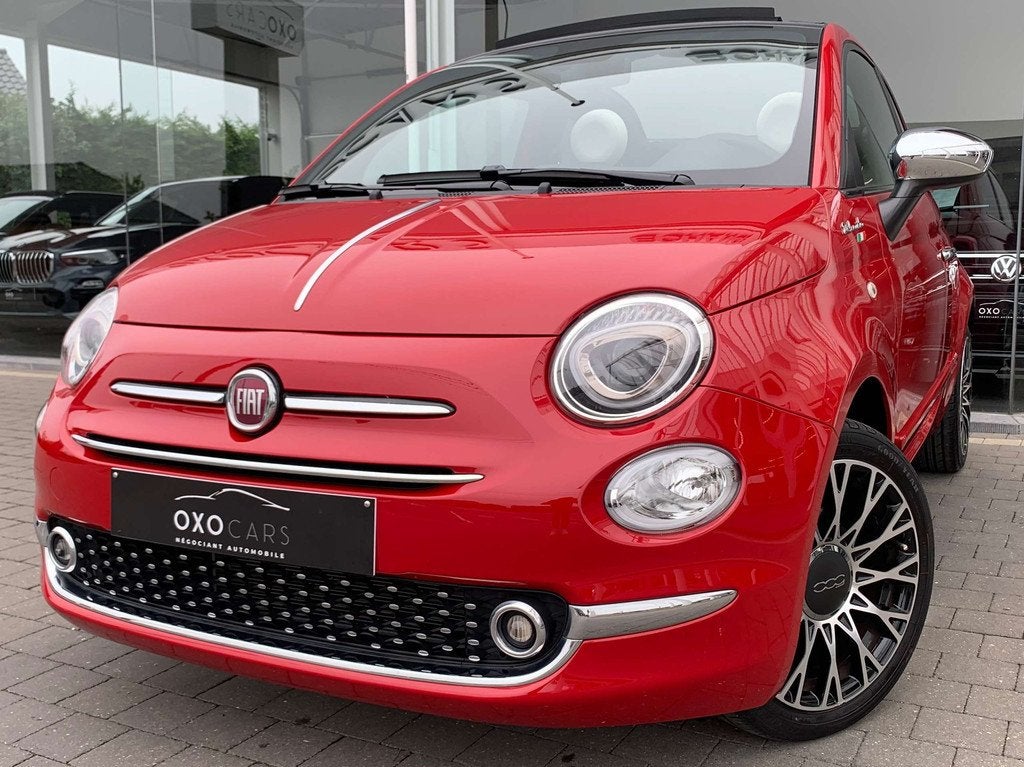Fiat 500C Cabriolet 500c 1.0i HYBRID MHEV / DOLCE VITA / AIR, Auto's, Voorwielaandrijving, 4 zetels, Stof, Gebruikt