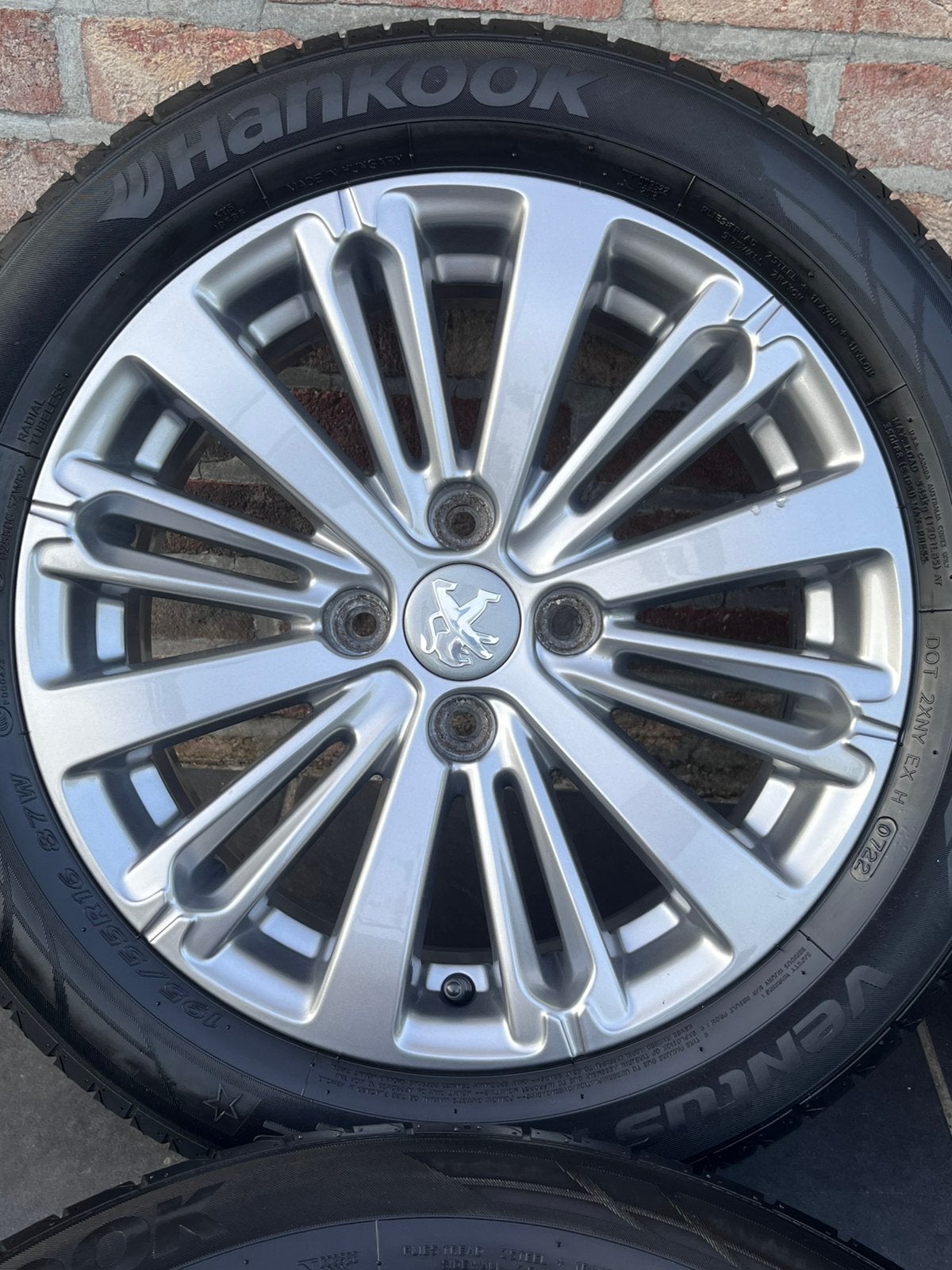Jantes Peugeot 208 origine 16´  4/100, Pneus et Jantes, 16 pouces, Pneus été, Enlèvement