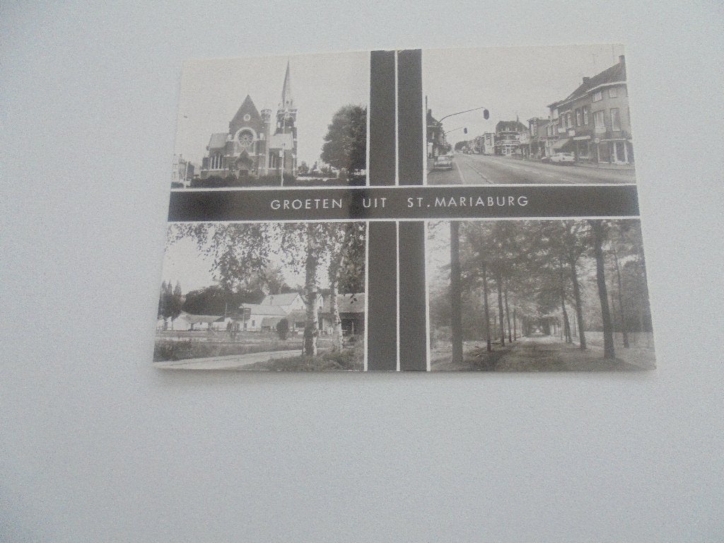 st.mariaburg- groeten uit st.mariaburg, Enlèvement ou Envoi, 1960 à 1980, Non affranchie, Anvers