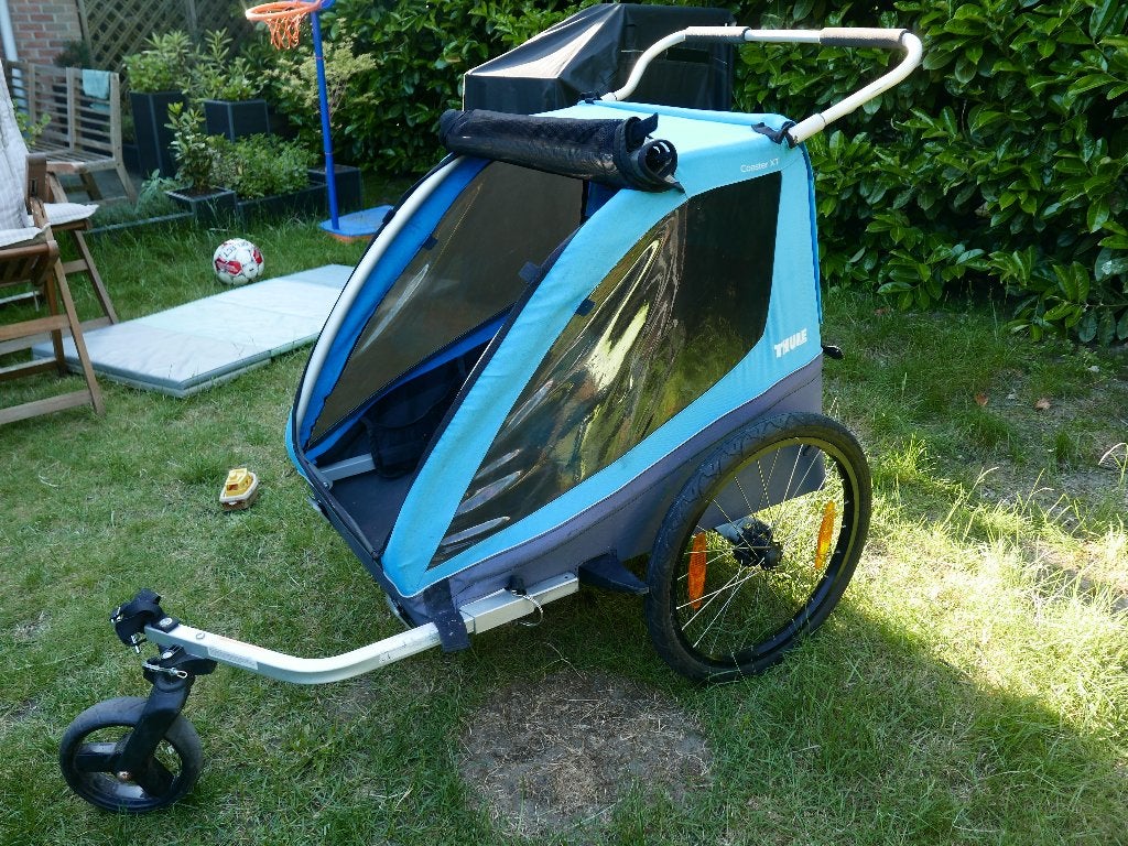 Thule Coaster XT fietskar, Fietsen en Brommers, Ophalen, Gebruikt, Opvouwbaar, 20 tot 40 kg